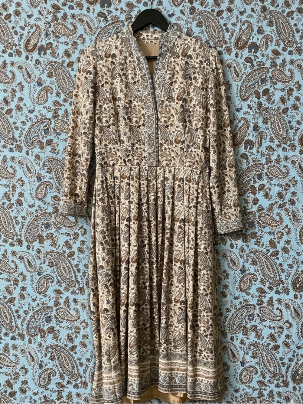 Vintage 50s/60s Handmade Paisley Dress